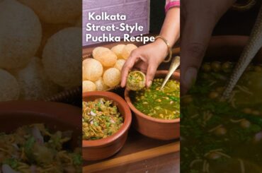 Kolkata Street-Style Puchka Recipe #shorts #viralvideo #trending #panipuri