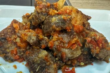 How to make Nigerian Pepper Meat | Asun Recipe | Pepper Steaks