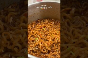 Hotpot Chili Garlic Noodles #shorts #youtubeshorts #shortsfeed