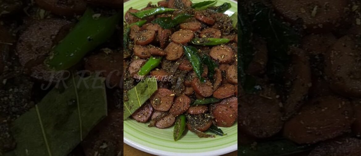 Chicken Sausage Pepper Fry II Quick And Easy Sausage Recipe II Must Try