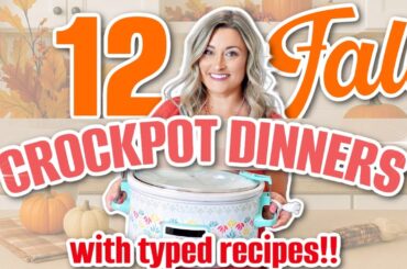 Best Fall Crockpot Recipes | 12 Easy Comfort Meals