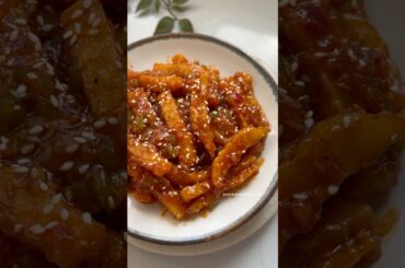 Honey Chilli Potato | Easy evening snack recipe #humbiharsehain #shortsfeed #youtubeshorts