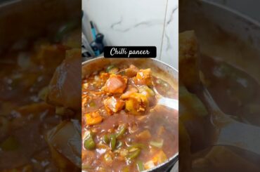 Chilli paneer recipe| Quick and Easy chilli Paneer Recipe || Restaurant style chilli paneer #shorts