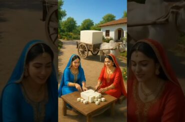 Village Punjabi girls cooking chili paneer with new recipes and love service || #shortsfeed #shorts