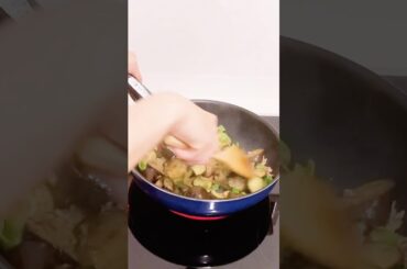 Authentic Japanese Miso Pork Stir-Fry | Eggplant & Bell Pepper RECIPE #shorts