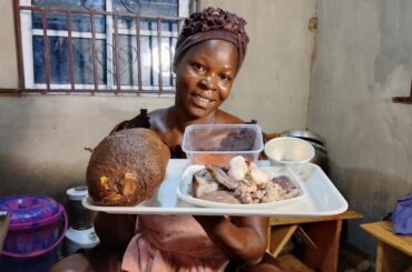 COOKING THE MOST DELICIOUS GOAT MEAT PEPPER SOUP RECIPE WITH YAM FOR