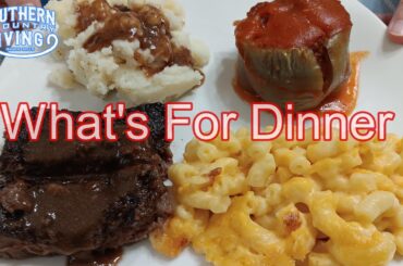Stouffers Stuffed Peppers & Mac and Cheese - Roast Beef with Potatoes and Gravy -  What's For Dinner