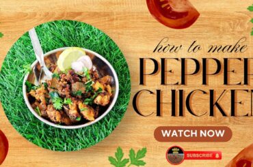Chicken Pepper Gravy | South Indian Style Spicy Pepper Chicken Recipe#chickencurry #pepperchicken