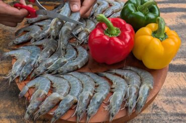 Shrimp Fried Bell Peppers Recipe | Delicious Shrimp And Pepper Stir Fry