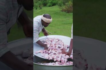 MUTTON NALLI PEPPER FRY Mutton Bone Marrow Recipe Cooking in Village   Hot Spicy Mutton Recipeshrt1