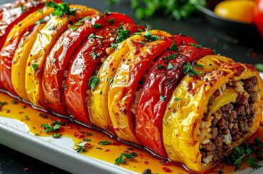 Leckere Paprika mit Reis! Dieses Rezept ist 100 Jahre alt! Ein Gang Dinner in Minuten!