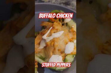 Buffalo Chicken Stuffed Peppers