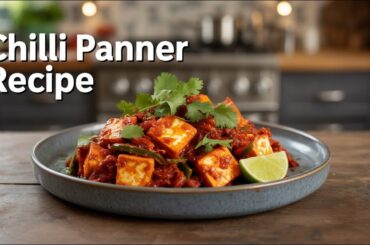 Chilli Paneer Recipe | Restaurant Style Indo-Chinese Starter | Easy Paneer Snack at Home .