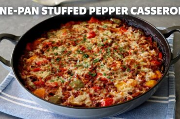 One-Pan Stuffed Pepper Casserole | Easy Beef & Rice Stuffed Peppers | Food Wishes