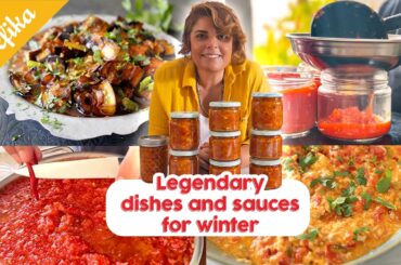 Perfect Winter Dishes & Sauces; Menemen, Shakshuka, Lutenitsa & Pepper Sauce Recipes