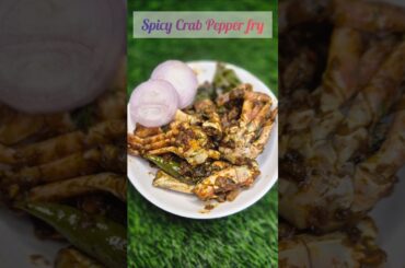 Crab Pepper Fry Recipe | Sea food recipes | Nandu varuval #recipe #food