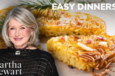 Martha Stewart's Easy Weeknight Dinners | Spaghetti, Chili, and Meatloaf