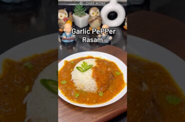 Easy Garlic Rasam Recipe | South Indian Pepper Rasam | Healthy & Tasty #rasam #homemade #shorts