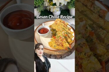 Trending Besan Chilla Recipe #besan #recipe #shorts