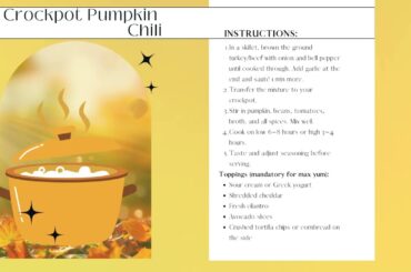 Easy Crockpot Pumpkin Chili Recipe | Cozy Fall Comfort Food