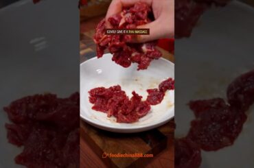 EASY STIR-FRIED BEEF WITH CHILI PEPPER RECIPE #recipe #cooking #chinesefood #beef #meat #chili