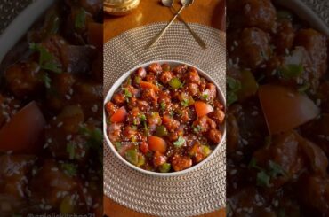 Try This Soya Chili Recipe #chilli #chili #soyachilli #chinesefood #streetfood #shorts #viral