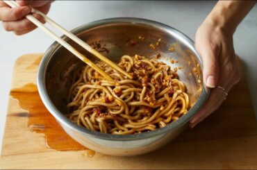 viral Chili Garlic Noodles recipe by Golden balance