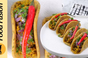 Whole Wheat Tacos with Qeema & Chilli Oil Recipe by Food Fusion