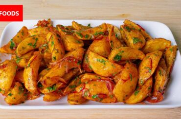 Chili Lemon Potato Wedges Recipe | How to Cook Potato Wedges | Infoods
