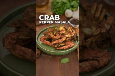 Crab Pepper Masala | Crab Recipe | Sea Food #shorts #crabpeppermasala