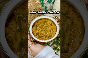 Quick & Tasty Dahi Shimla Mirch Recipe||Masala Shimla Mirch||Easy Capsicum Recipe#shorts#capsicum
