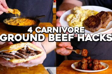4 More Ground Beef Hacks Carnivore Recipes