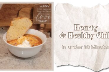 One Pot Chili Recipe | Under 30 Minutes