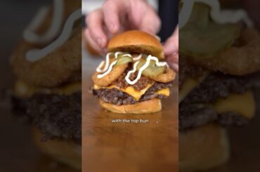 Homemade Smoked Chili Smash Burger | Best Smash Burger Recipe