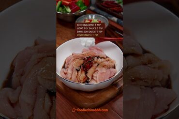 EASY STIR-FRIED CHICKEN BREAST WITH PEPPERS RECIPE #recipe #cooking #chinesefood #chickenrecipe