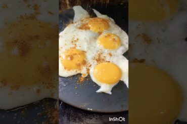 Healthy Breakfast #chili oil eggs #eggrecipes #half fry egg recipe
