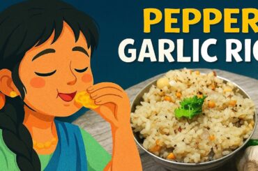 Pepper Garlic Rice (Anti-Inflammatory Recipe) | Easy & Healing #lunchbox #Anni's Kitchen