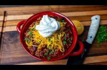 AB’s  Chili | Hearty Homemade Beef & Bean Chili Recipe