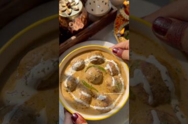 #DiwaliwithNidhi Shahi Soya Malai Kofta | Soya Kofta |  Diwali recipe #humbiharsehain #shortsfeed