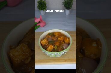 Mouthwatering Chilli Paneer Recipe #shortsfeed #paneer #trendingshorts #viralshorts #recipe
