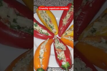 crunchy capsicum snacks #shorts#shortsviral  #fry #shortvideo