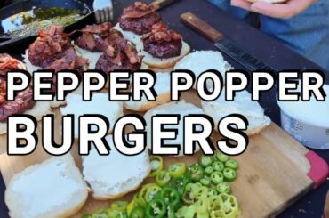 Pepper Popper Burgers