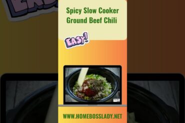 The Easiest Spicy Chili Recipe for Busy Nights!