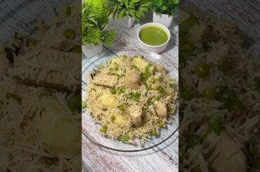 Delicious Chicken Matar Aloo Pulao | Easy & Aromatic Recipe#shorts