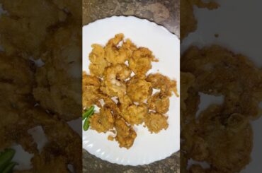 Quick easy and simple crispy prawn recipe || delicious easy prawns fry