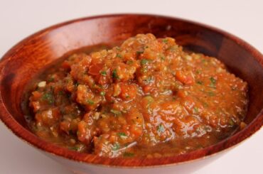 Roasted Pepper Salsa Recipe - Laura Vitale - Laura in the Kitchen Episode 287