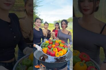 Cooking deep fried chicken and chili recipe