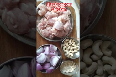 black pepper chicken recipe#viral#shorts#YouTube short#trending#ytshort#viral shot@Rahul ki cooking