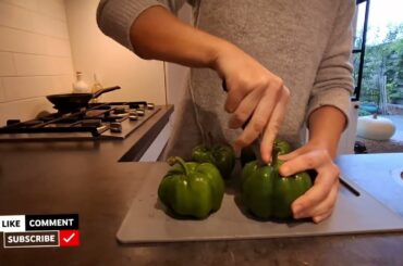 Stuffed bell pepper || low carb recipe