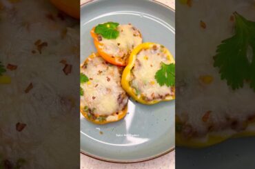 Color Bell peppers Rings #shorts #colorfulrecipe #bellpeppers